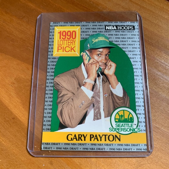 Gary Payton rookie card 1990 nba hoops - Picture 1 of 3